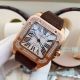 Swiss Replica Cartier Santos Diamond Bezel Rose Gold Watch 42mm (9)_th.jpg